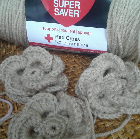 DIY Decor 5 Crochet Flower Your Choice - Picture 4 of 7